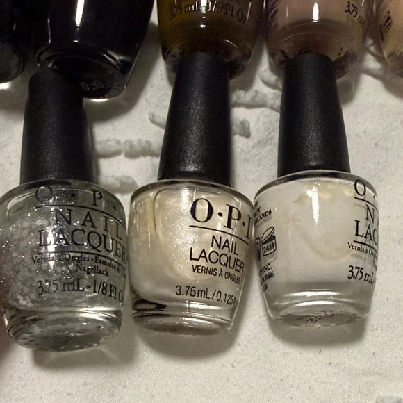 OPI Nail Polish Collection - Burgundy, Pink, Black, Nude, Silver, White - Picture 6 of 9